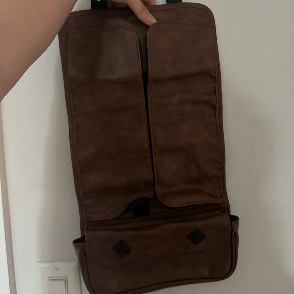 Brown and Black Toiletry Bag - Picture 5 of 7